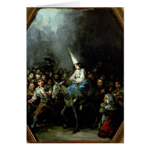 Eine Frau verdammt durch die Inquisition