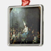 Eine Frau verdammt durch die Inquisition Silbernes Ornament (Links)