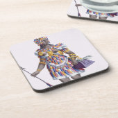 Eine Frau von Honduras, 1780 (farbiger Stich) Untersetzer (Linke Seite)