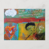 Eine Frauenkummer Postkarte (Vorderseite)