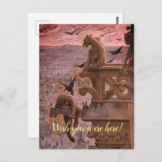 Eine freche Kartenansicht von The Hunchback of Not Postkarte (Vorne/Hinten)