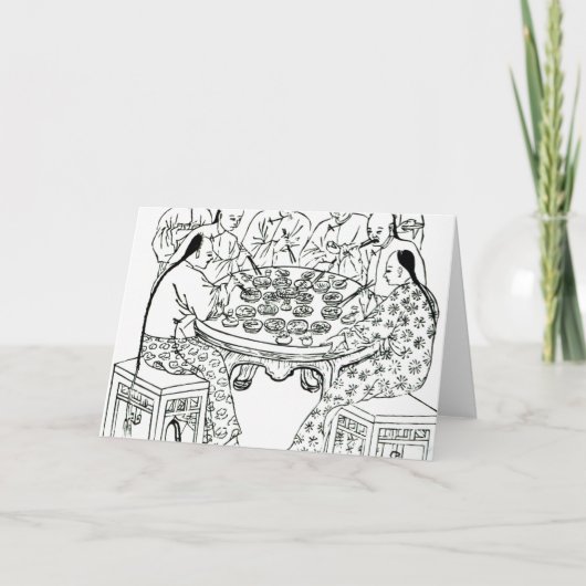 Eine freundliche Mahlzeit Karte (Vorderseite)