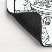 Eine freundliche Mahlzeit Mousepad (Ecke)
