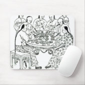 Eine freundliche Mahlzeit Mousepad (Mit Mouse)