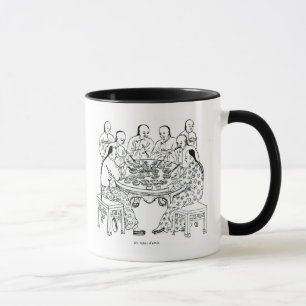 Eine freundliche Mahlzeit Tasse