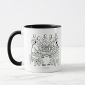 Eine freundliche Mahlzeit Tasse (Links)
