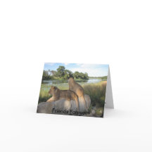 Eine Freundschaftskarte