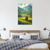 Eine Friedliche Ernte Leinwanddruck (Insitu (Schlafzimmer))