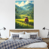 Eine Friedliche Ernte Leinwanddruck (Insitu (Schlafzimmer))