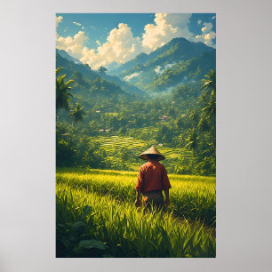 Eine Friedliche Ernte Poster