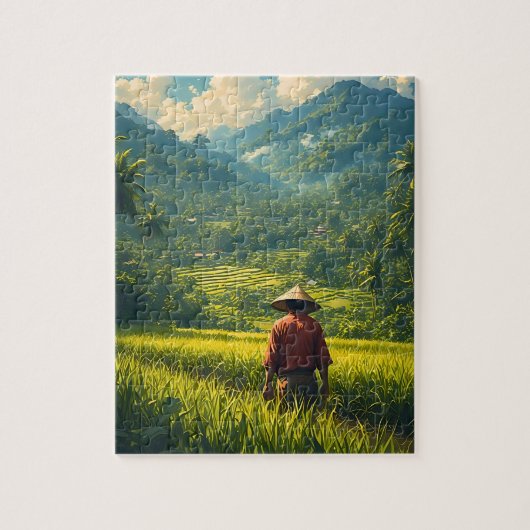 Eine friedliche Ernte Puzzle (Vertikal)