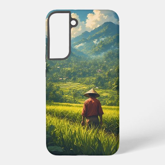 Eine Friedliche Ernte Samsung Galaxy Hülle (Rückseite)