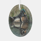 Eine Friedliche Reflektion Ornament Aus Glas (Vorderseite links)