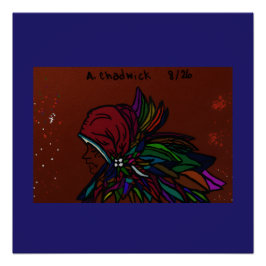 Eine Friedlichkeit in Blumen Poster