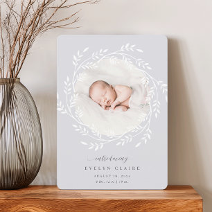 Eine frische Zweigstelle   Foto Birth Ankündigung