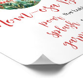 Eine frohe kleine Weihnachtsdusche Mama Osa Bar Poster (Ecke)