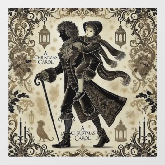 Eine frohe Walk-Zuhause Fensteraufkleber (Blatt)