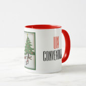 Eine frohe Weihnacht-Tasse Tasse (VorderseiteRechts)