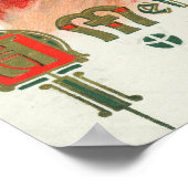 Eine frohe Weihnachten, die Schneemannszene umarmt Poster (Ecke)