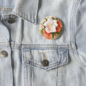 Eine frohe Weihnachts-Blume Button (Beispiel)