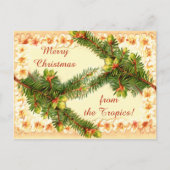 Eine frohe Weihnachts-Vintage Postkarte (Vorderseite)