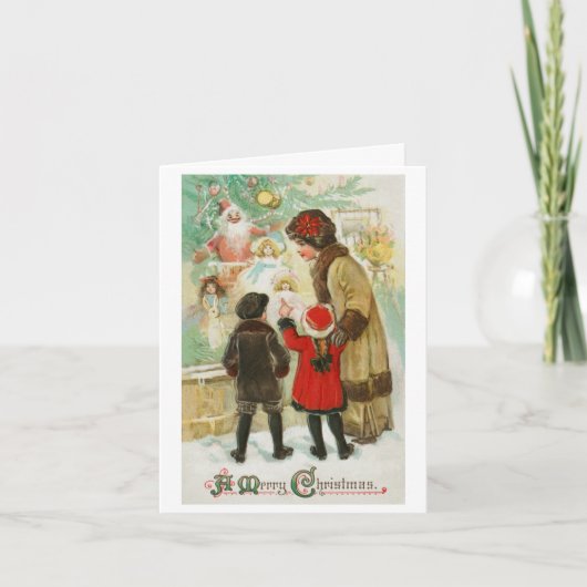 Eine frohe Weihnachtskarte (1912) Karte (Vorderseite)