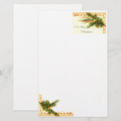 Eine Frohe Weihnachtskarte Briefpapier (Vorne/Hinten)