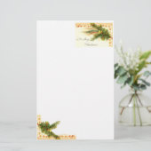 Eine Frohe Weihnachtskarte Briefpapier (Stehend Vorderseite)