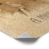 Eine frohe Weihnachtskarte Poster (Ecke)