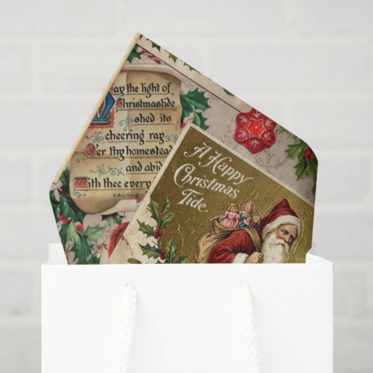 Eine frohe Weihnachtszeit Seidenpapier (Geschenktüte)