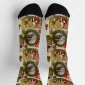 Eine frohe Weihnachtszeit Socken (Oben)