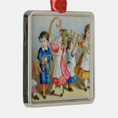 Eine fröhliche Christmas', viktorianische Ornament Aus Metall (Rechts)