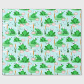 Eine fröhliche Feier - fröhliche Pastellteichtenni Geschenkpapier (Flach)