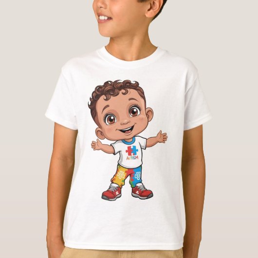 Eine fröhliche Feier zur Sensibilisierung für Auti T-Shirt (Vorderseite)