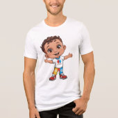 Eine fröhliche Feier zur Sensibilisierung für Auti Tri-Blend Shirt (Vorderseite)