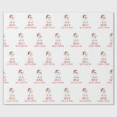 Eine fröhliche Gans moderne Dezember Erstgeburtsta Geschenkpapier (Flach)