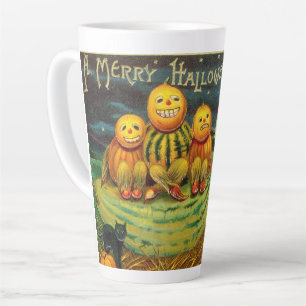 Eine fröhliche Halloween-verspielte Kitschige Vint Milchtasse