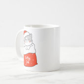 Eine fröhliche Katze Kaffeetasse (Vorderseite Links)