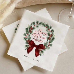 Eine fröhliche kleine Hochzeitsdusche Serviette