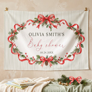 Eine fröhliche kleine Weihnachts-Baby-Party Banner