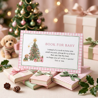 Eine fröhliche kleine Weihnachts-Baby-Party Begleitkarte