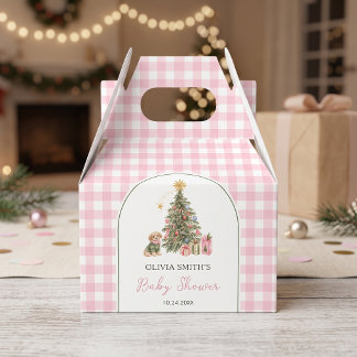 Eine fröhliche kleine Weihnachts-Baby-Party Geschenkschachtel