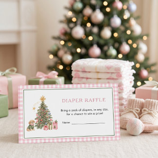 Eine fröhliche kleine Weihnachts-Babyparty Begleitkarte