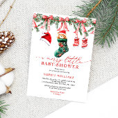 Eine fröhliche kleine Weihnachtsdusche - Einladung