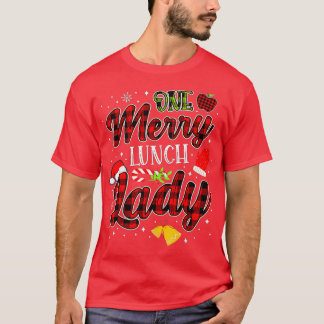 Eine fröhliche Lunch Lady Weihnachten Weihnachten T-Shirt