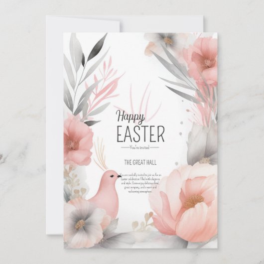 Eine fröhliche Osterfeier Einladung (Vorderseite)