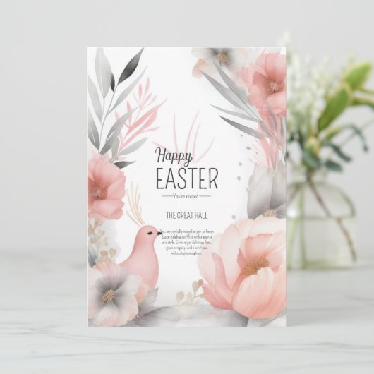 Eine fröhliche Osterfeier Einladung (Stehend Vorderseite)