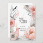 Eine fröhliche Osterfeier Einladung (Vorne/Hinten)