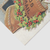 Eine fröhliche Weihnachtskatze in der Post Seidenpapier (Ausschnitt)