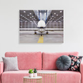 Eine Frontansicht auf ein unbemanntes Flugzeug von Leinwanddruck (Insitu (Wohnzimmer))